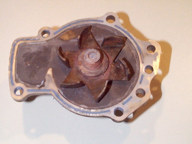 Corroded water pump