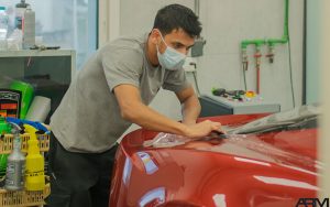 paint protection film installation at ARM