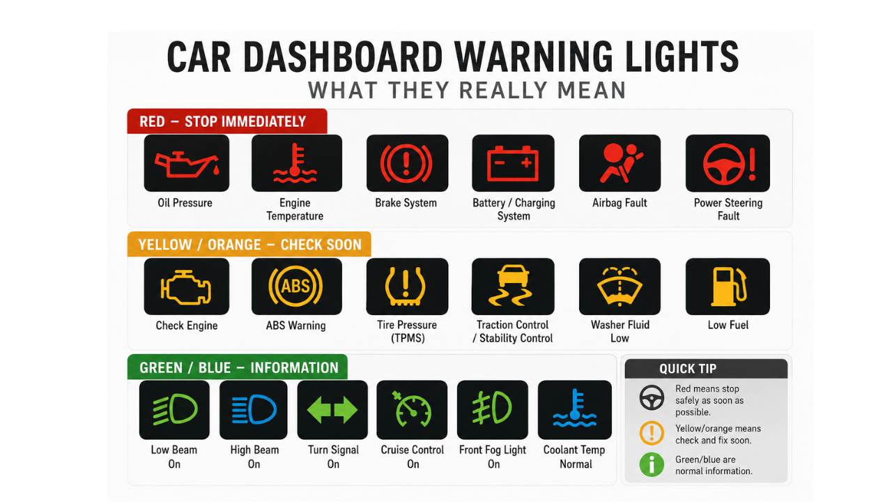 What Car Dashboard Warning Lights Really Mean | ARMotors