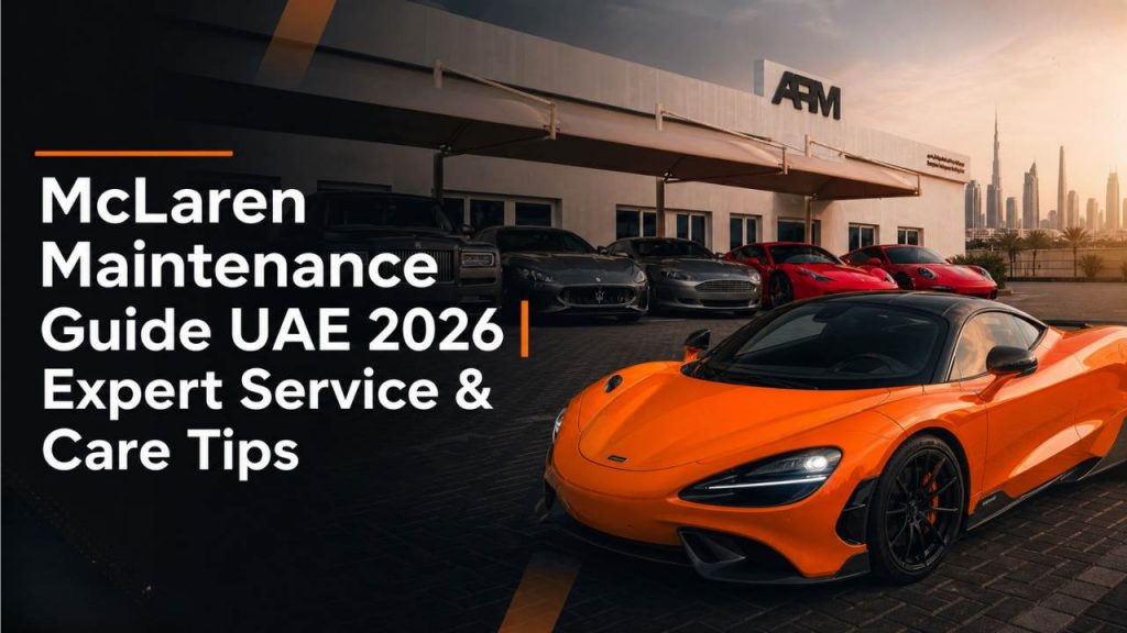 McLaren Maintenance Guide UAE 2026 | Expert Service & Care Tips