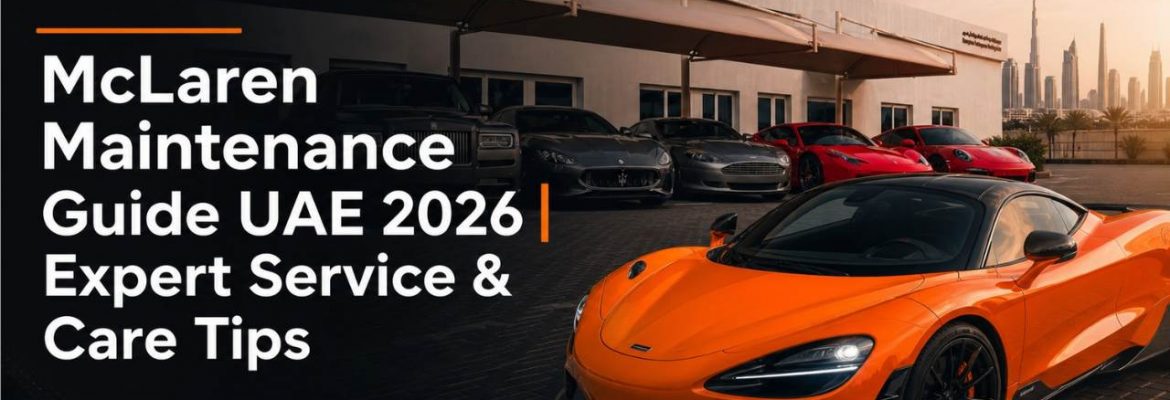 McLaren Maintenance Guide UAE 2026 | Expert Service & Care Tips