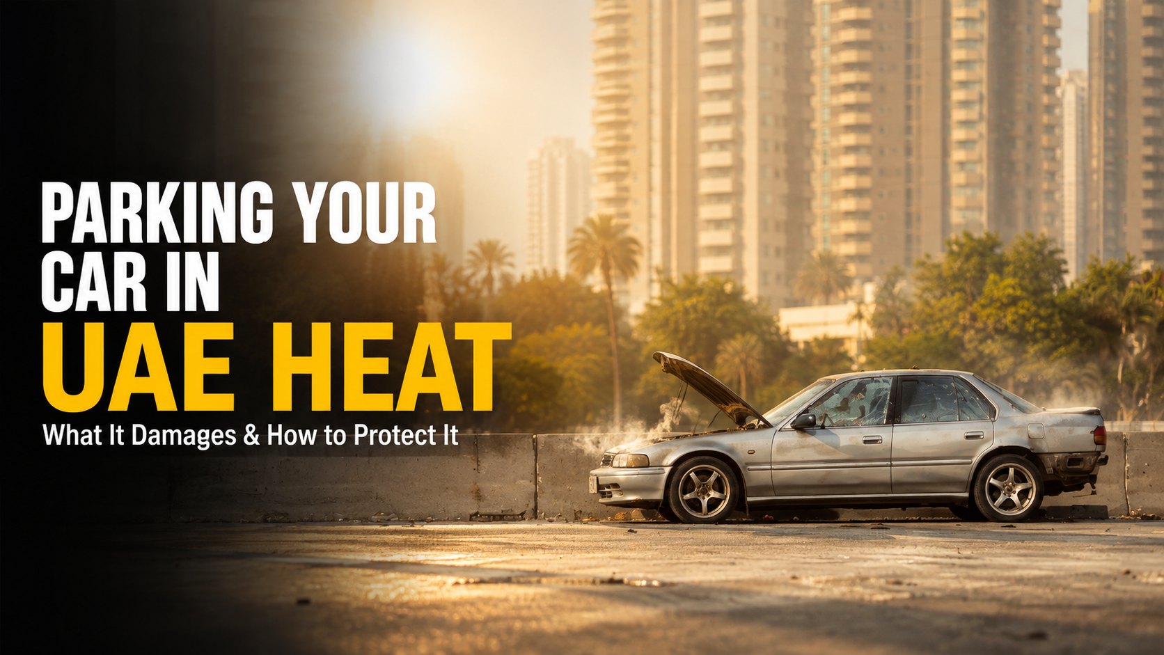 Parking Your Car in UAE Heat What It Damages and How to Protect It